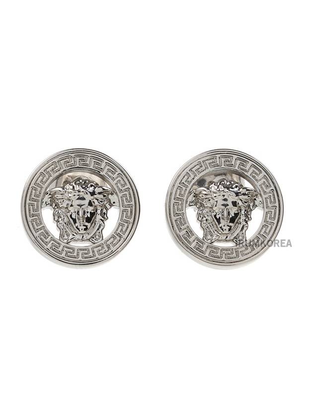 Medusa Earrings Silver - VERSACE - BALAAN 2