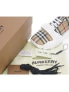 Vintage Check Suede Leather Sneakers Archive Beige - BURBERRY - BALAAN 7