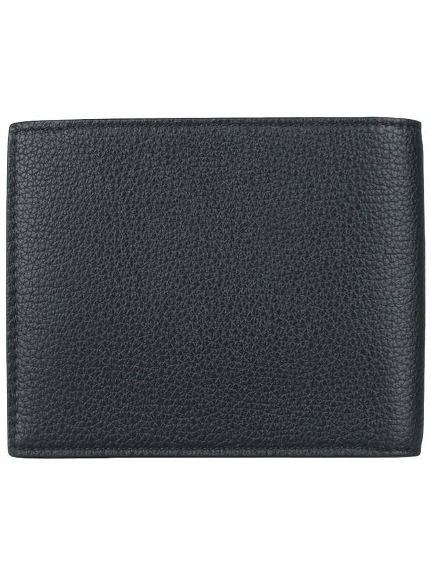 engraved logo bifold wallet black - GUCCI - 4