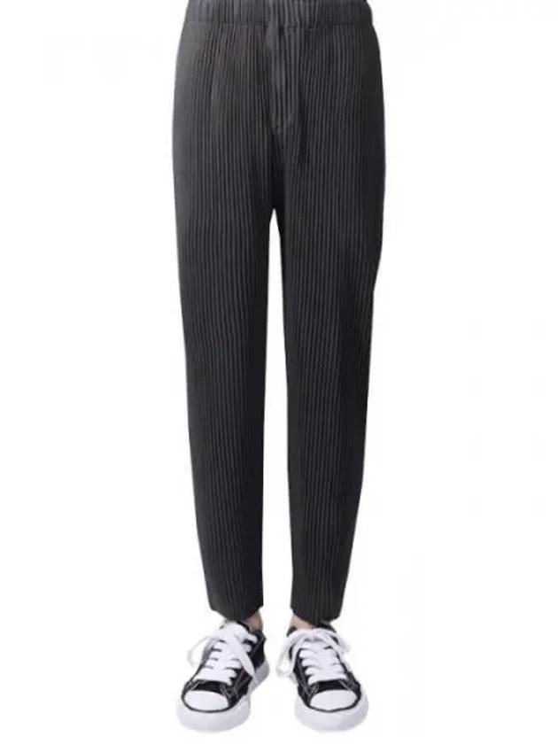 Men s Homme Pliss Pleated Pants Ebony Khaki JF104 68 1121011 - ISSEY MIYAKE - BALAAN 1