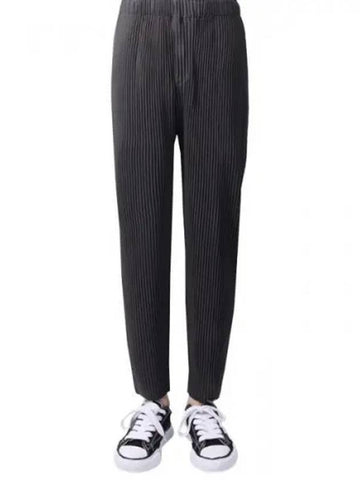 Men s Homme Pliss Pleated Pants Ebony Khaki JF104 68 1121011 - ISSEY MIYAKE - BALAAN 1