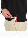 Striped Fine Merino Jersey Turtleneck Navy - THOM BROWNE - BALAAN 11