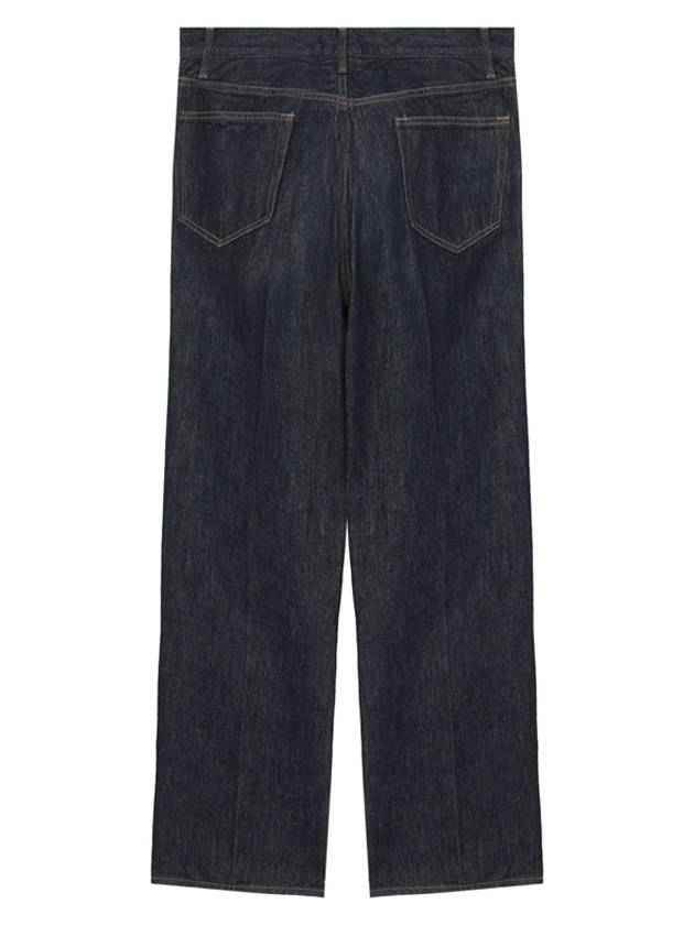 Men's Hard Twist Denim Straight Pants Blue - AURALEE - BALAAN 3