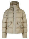 Men's Cargo Combo Down Padding Jacket Beige - TEN C - BALAAN 1