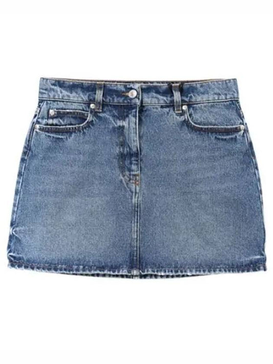 denim mini skirt women - MSGM - BALAAN 1