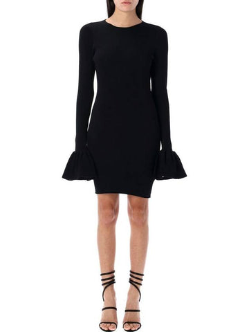 Rotate Birger Christensen Knit Mini Cut-Out Dress - ROTATE - BALAAN 1