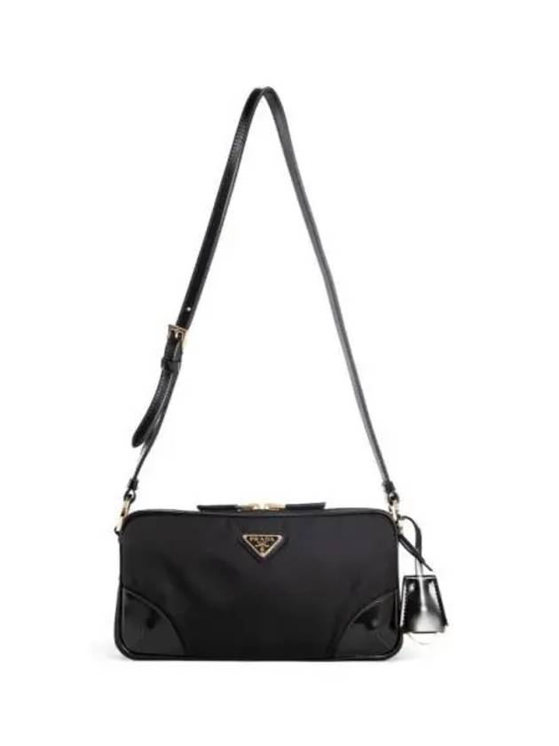 1BC225 R789 F0002 Re edition 2002 nylon Brushed Leather Small Shoulder Bag - PRADA - BALAAN 2