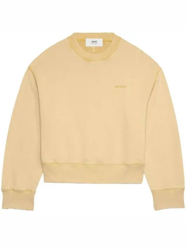 Fade Out Sweatshirt Vanilla Cream - AMI - BALAAN 2