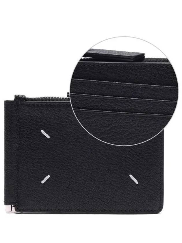 4 Stitch Slim Card Wallet Black - MAISON MARGIELA - BALAAN 2