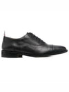 Vitello Caprether Cap Toe Oxford Black - THOM BROWNE - BALAAN 2