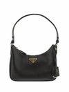 Re-Edition Saffiano Leather Mini Bag Black - PRADA - BALAAN 3