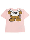 Kids short sleeved t shirt HXM03R LAA33 50209 Adults can wear - MOSCHINO - BALAAN 1