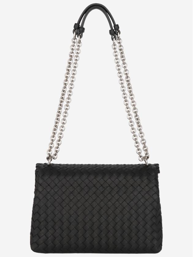 Olimpia Shoulder Bag Black - BOTTEGA VENETA - BALAAN 4