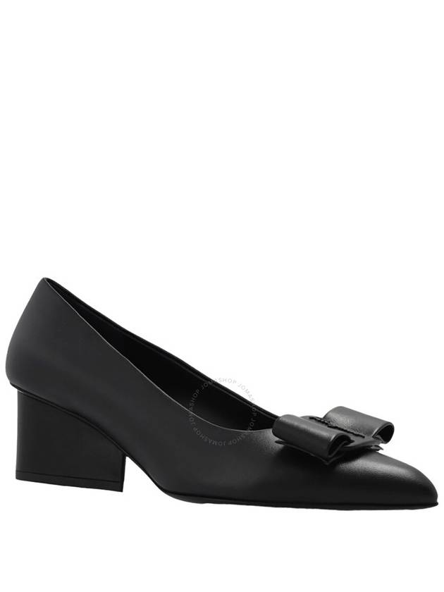 Salvatore Women's Viva Pumps Heel Black - SALVATORE FERRAGAMO - BALAAN 3