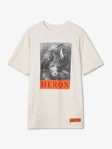 Heron Preston Logo Graphic Short Sleeve T Shirt White HMAA026C99JER0010110 - HERON PRESTON - BALAAN 1