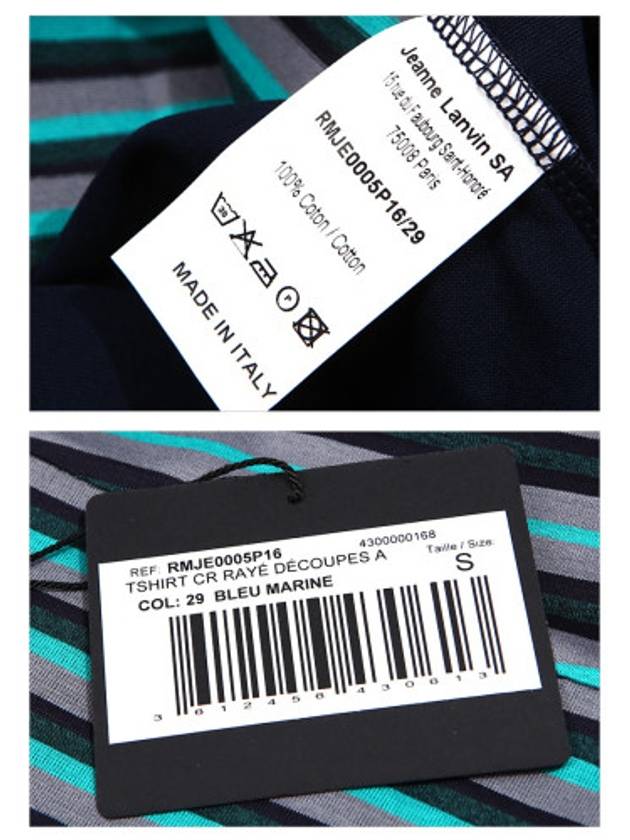 Men's Short Sleeve T-Shirt RMJE0005P16 29 - LANVIN - BALAAN 6