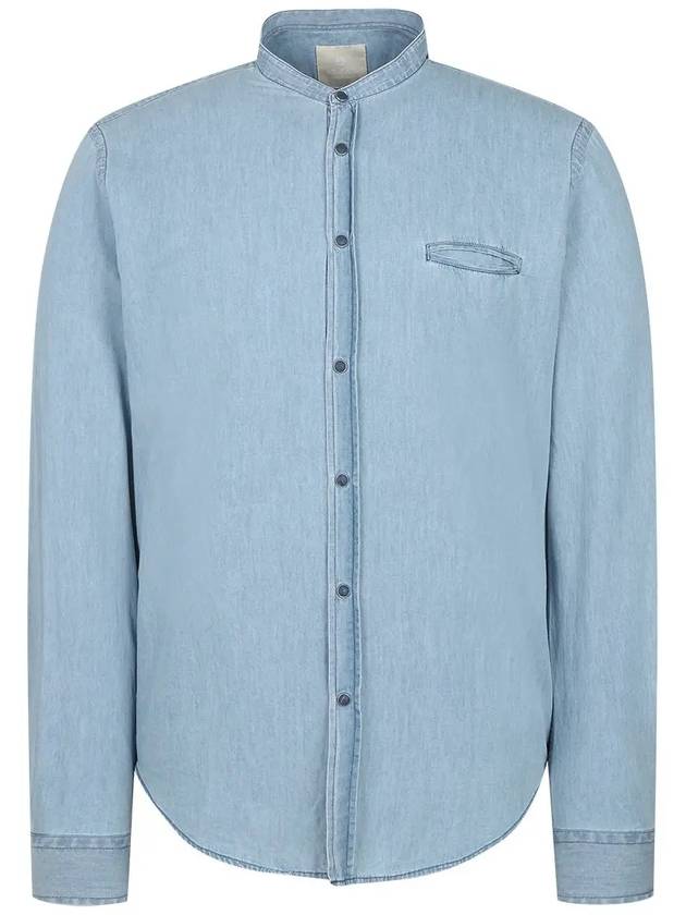 Men's Denim China Neck Shirt MMHLM5266 710 - AT.P.CO - BALAAN 7