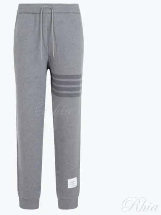 4 Bar Loopback Wool Track Pants Light Grey - THOM BROWNE - BALAAN 2