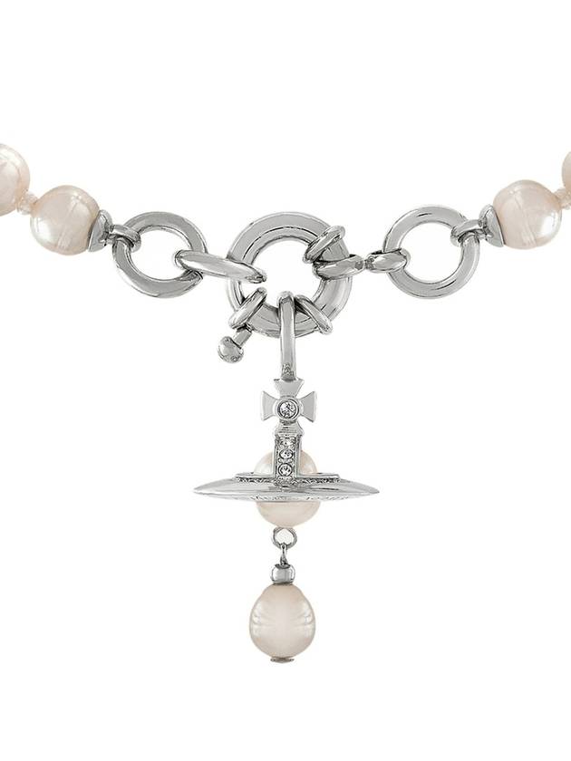 Aleksa Pearl Necklace Silver - VIVIENNE WESTWOOD - BALAAN 3