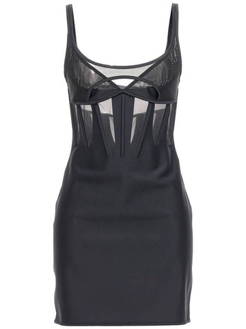 Mugler Pochet Minidress - MUGLER - BALAAN 1