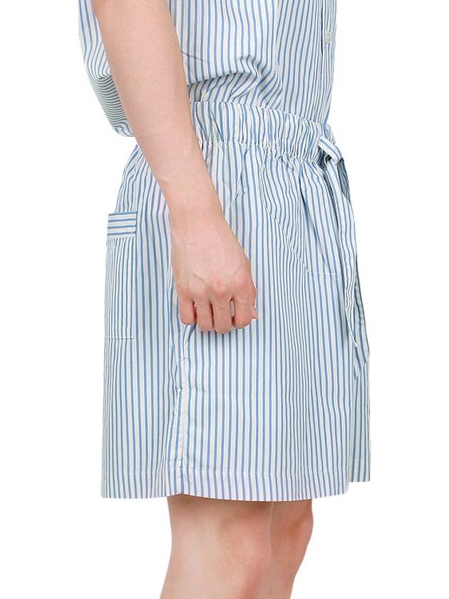 Poplin Striped Pajama Short Pants - TEKLA - BALAAN 3