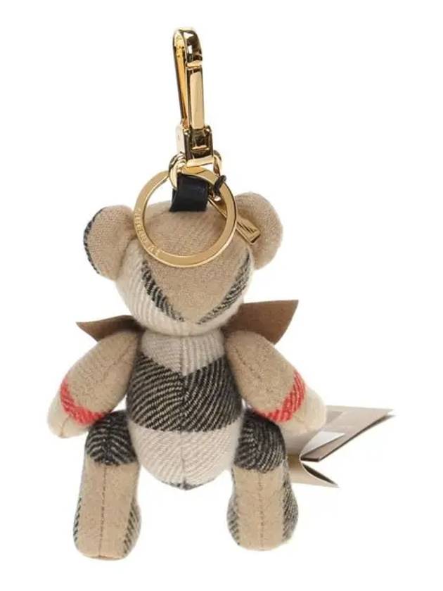 Bow Tie Thomas Bear Charm Archive Beige - BURBERRY - BALAAN.