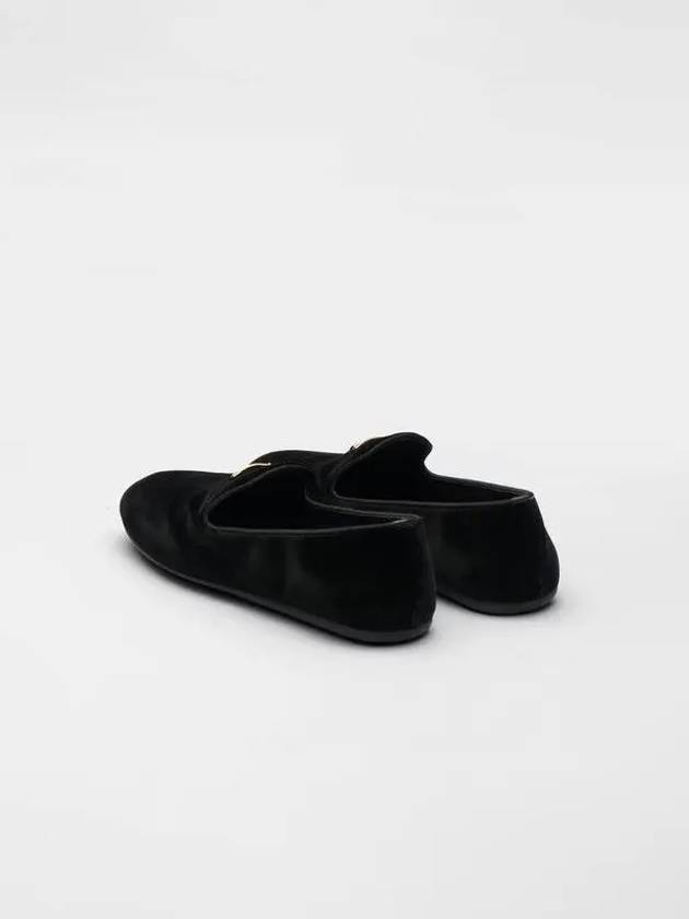 Velvet Loafers Black - PRADA - BALAAN 4