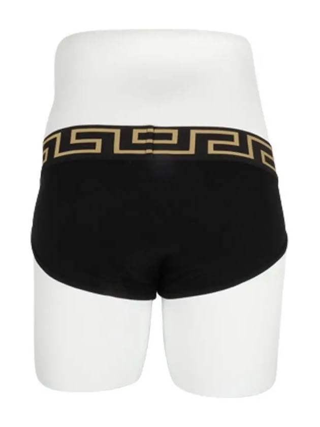 Greca Border Briefs Black - VERSACE - BALAAN 5