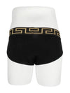 Men's Logo Banding Briefs 2 Pack Black White - VERSACE - BALAAN 5