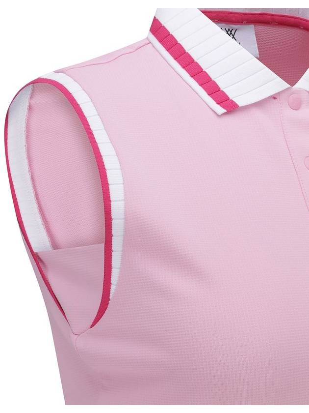 WOMEN KINT COLLAR SLEEVELESSLP - ANEWGOLF - BALAAN 6