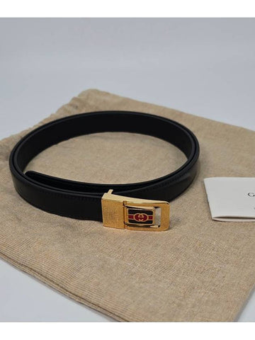 Interlocking Slim Belt 90 - GUCCI - BALAAN 1