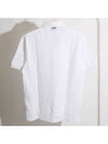 Men's Three Stripes Pocket Mercerized Short Sleeve Polo Shirt White - THOM BROWNE - BALAAN 3
