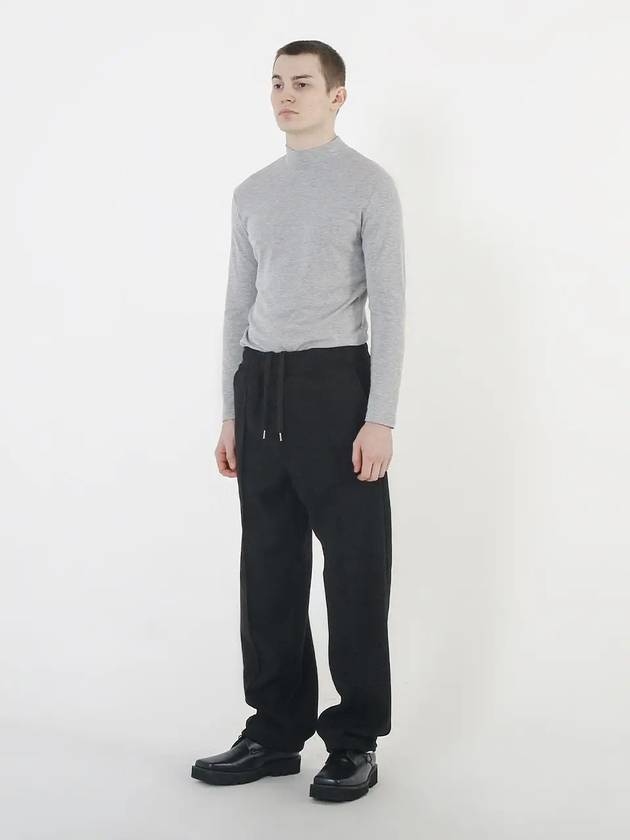 Ribbed Knit String Pants Black - CHANCE'S NOI - BALAAN 3