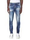 Mid-Rise Skinny Jeans Blue - DSQUARED2 - BALAAN 2