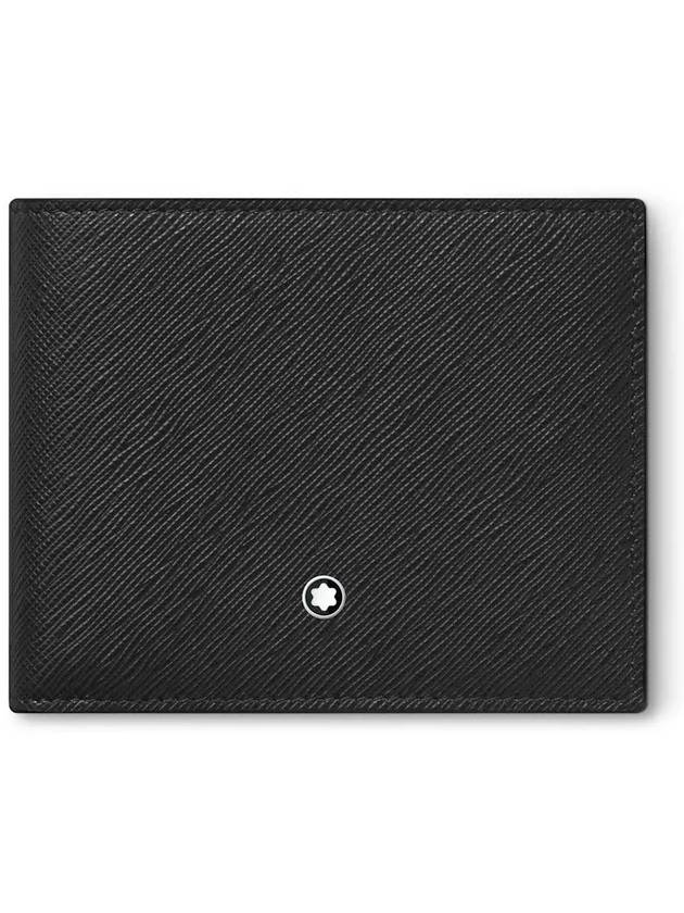 Sartorial 6CC Leather Half Wallet Black - MONTBLANC - BALAAN 3