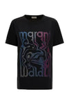 ENNA Glitter Logo Short Sleeve T-Shirt Black - ISABEL MARANT - BALAAN 2