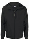 Men's Shell R Lens Patch Casual Hooded Jacket Black - CP COMPANY - BALAAN.