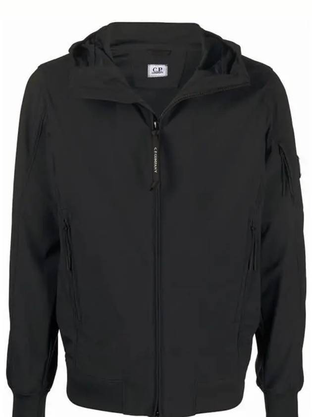 Men's Shell R Lens Patch Casual Hooded Jacket Black - CP COMPANY - BALAAN.