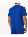 Tennis Crew Neck Short Sleeve T-Shirt Blue - AUTRY - BALAAN 5