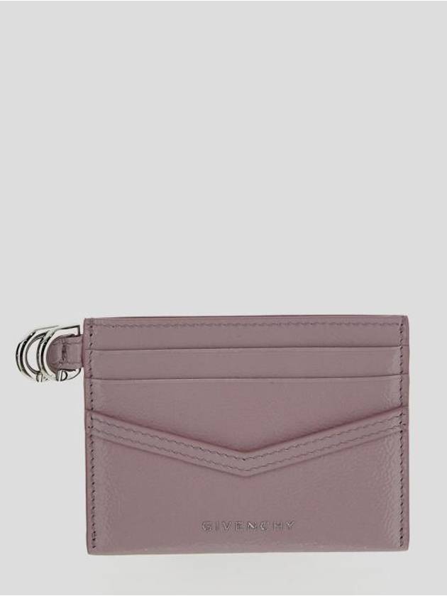 Logo Lettering Card Wallet Purple - GIVENCHY - BALAAN 2