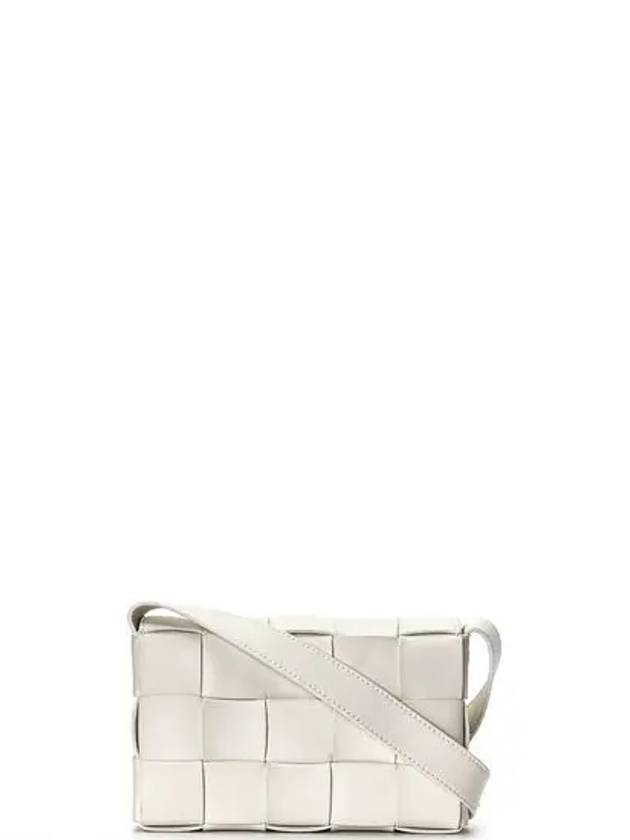 Bottega Veneta Small Cassette Bag 19 White 730848 VMAY1 9009 - SAINT LAURENT - BALAAN 3