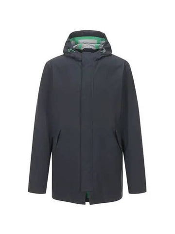 Men s Hooded Jacket Navy PA0025U 19348 - HERNO - BALAAN 1