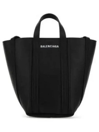 Calfskin Everyday Tote Bag Black - BALENCIAGA - BALAAN 2