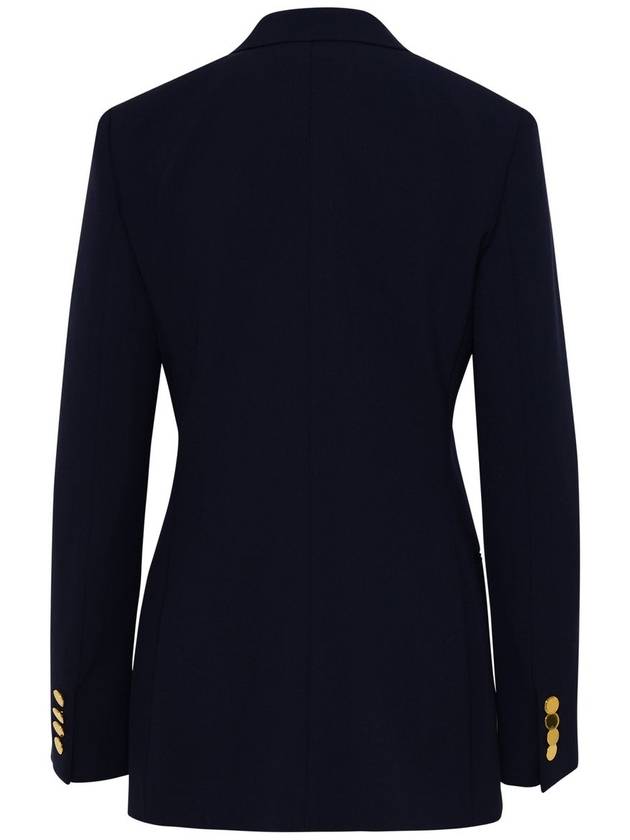 Women's Double Breasted Jacket Blue - STELLA MCCARTNEY - BALAAN 4