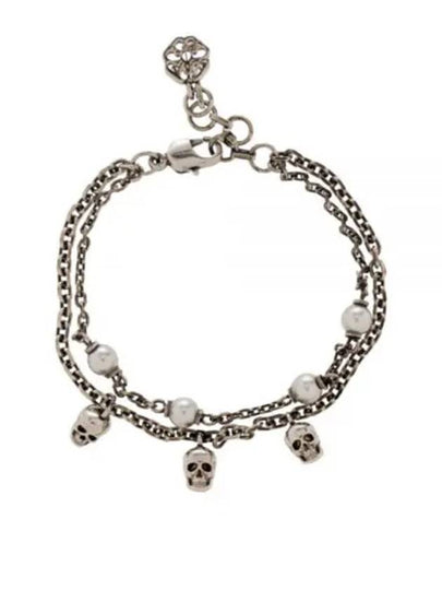 Pearl School Chain Bracelet Silver - ALEXANDER MCQUEEN - BALAAN 2