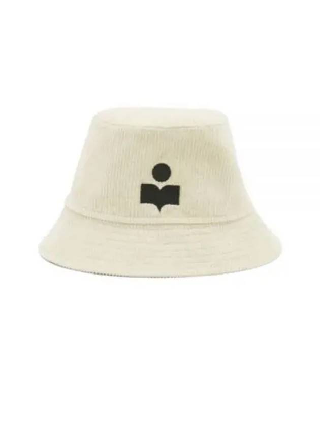 Haley Embroidered Logo Bucket Hat Ivory - ISABEL MARANT - BALAAN 2