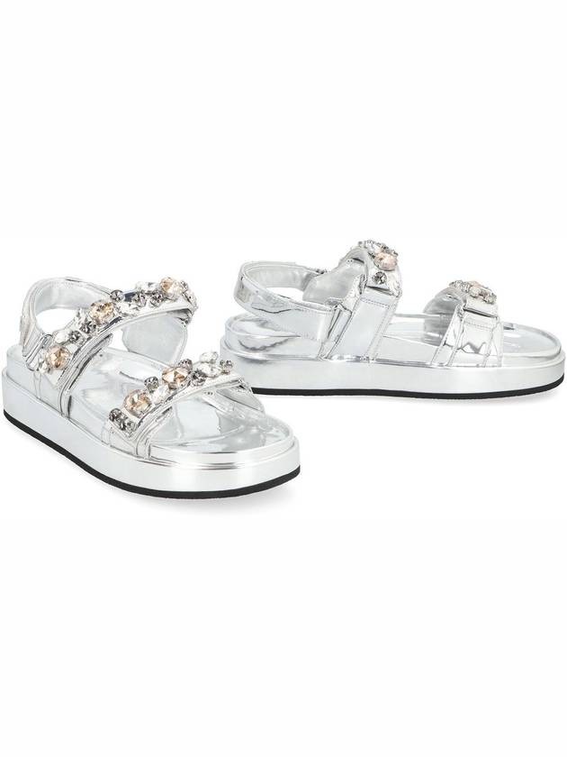 Tory Burch Kira Patent Leather Sandals - TORY BURCH - BALAAN 3