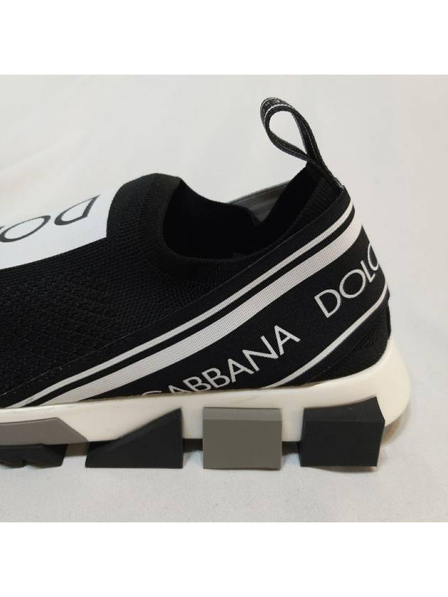 Logo Low Top Sneakers Black - DOLCE&GABBANA - BALAAN 8