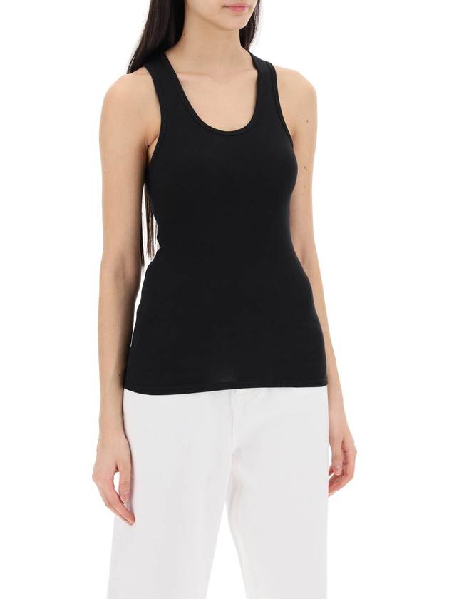 ribbed sleeveless top with - WARDROBE.NYC - BALAAN 2