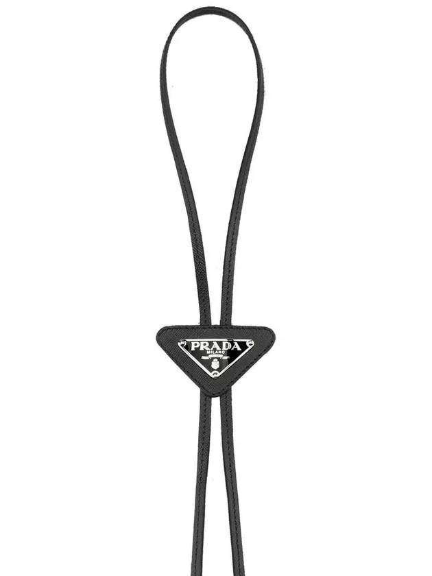 Boro Tie Necklace Black - PRADA - BALAAN 3